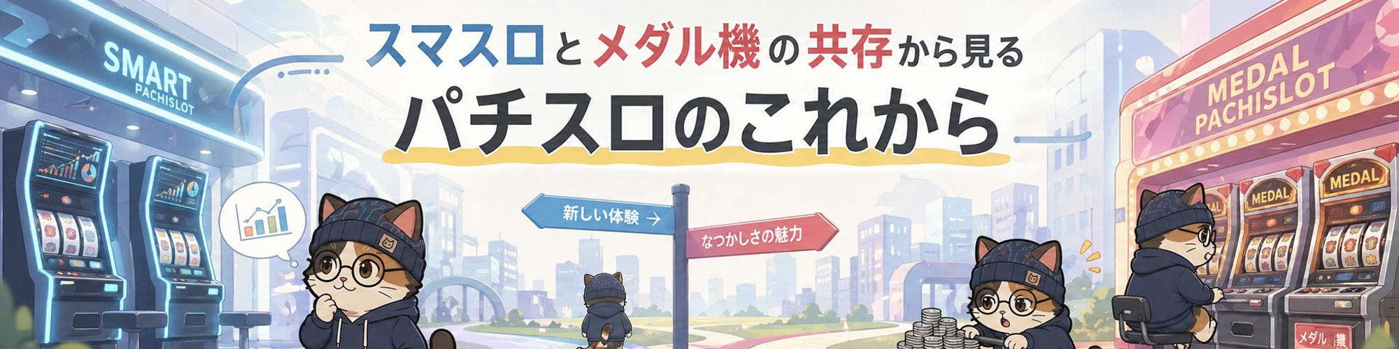 スマスロとメダル機の共存から見るパチスロのこれからのヘッダー画像